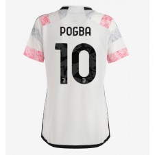 Juventus Paul Pogba #10 Bortedrakt Kvinner 2023-24 Kortermet